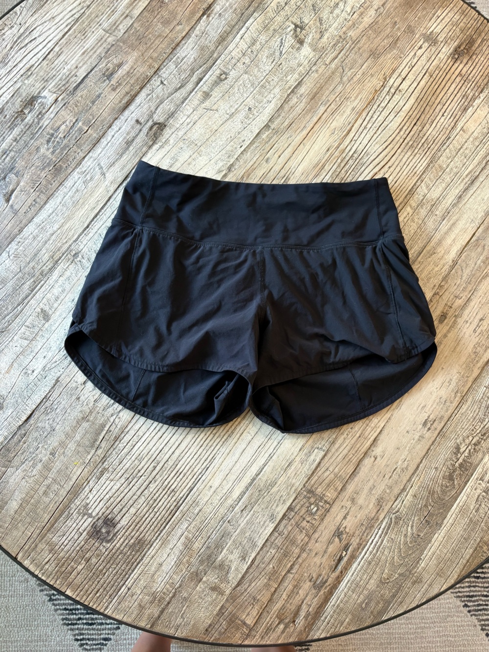 Lululemon Black Athletic Running Shorts